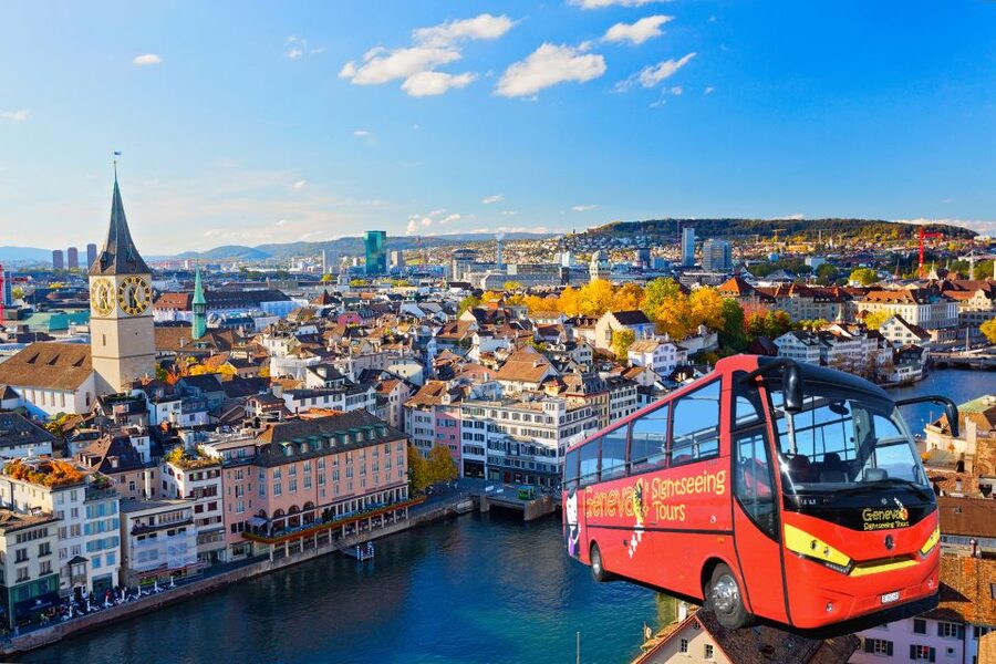 Zurich: Open Top Bus Sightseeing Tour with Optional Cruise - Rietberg Museum and Belvoir Park