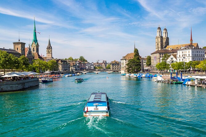 Zurich Small-Group Walking Tour Including a Lake Cruise - Polyterrasse sets the scene above Old Town